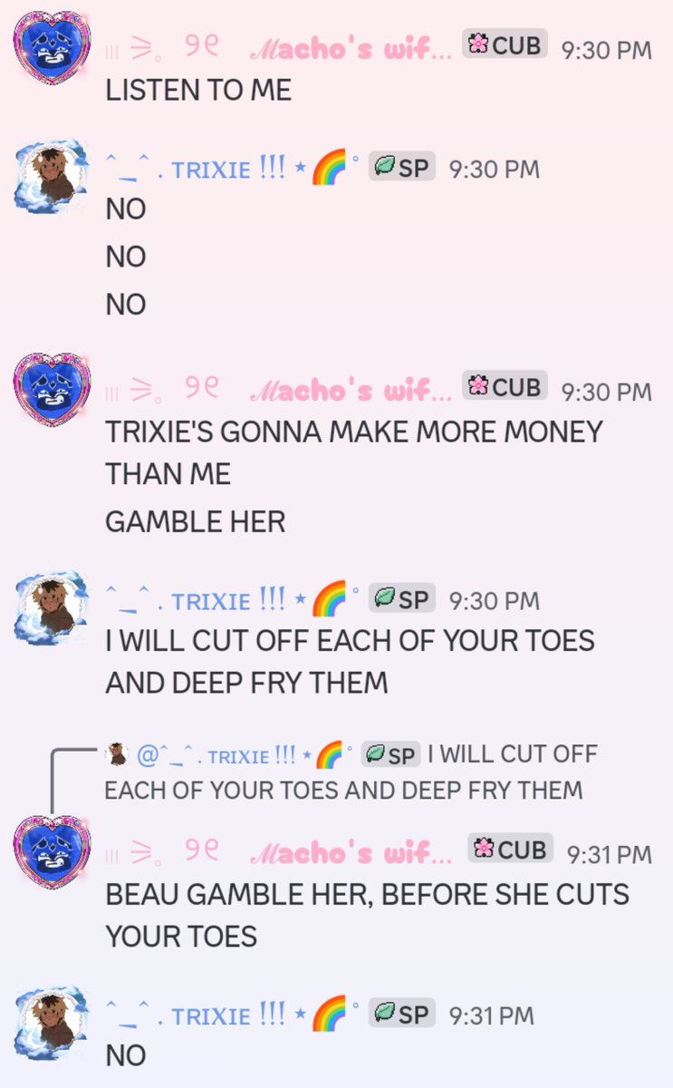 WilzonisaFattie's tweet photo. Average #BTWStwt conversation https://t.co/DZYIPnDQGT