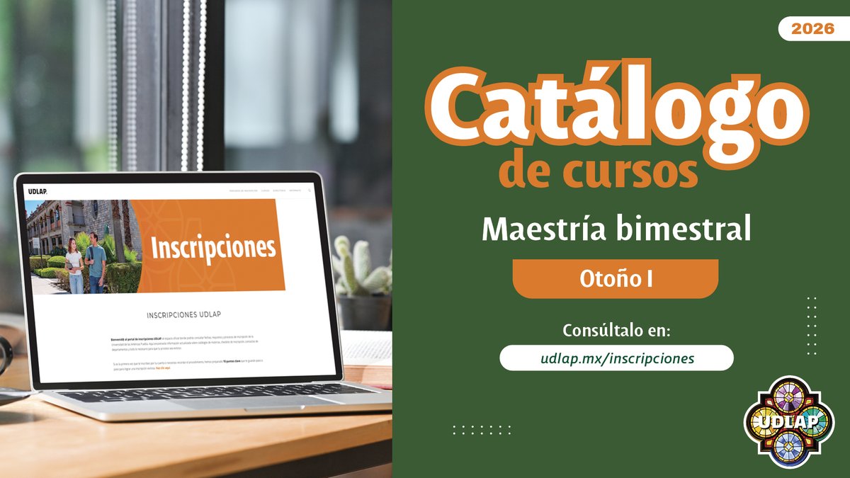 EscolarUDLAP's tweet photo. 🚨 Estudiante de Maestría bimestral,
👉Recuerda consultar el Catálogo de Cursos para el periodo de Otoño I,
🔗 https://t.co/dd5HTnJ6c4 https://t.co/UlL93ze92L