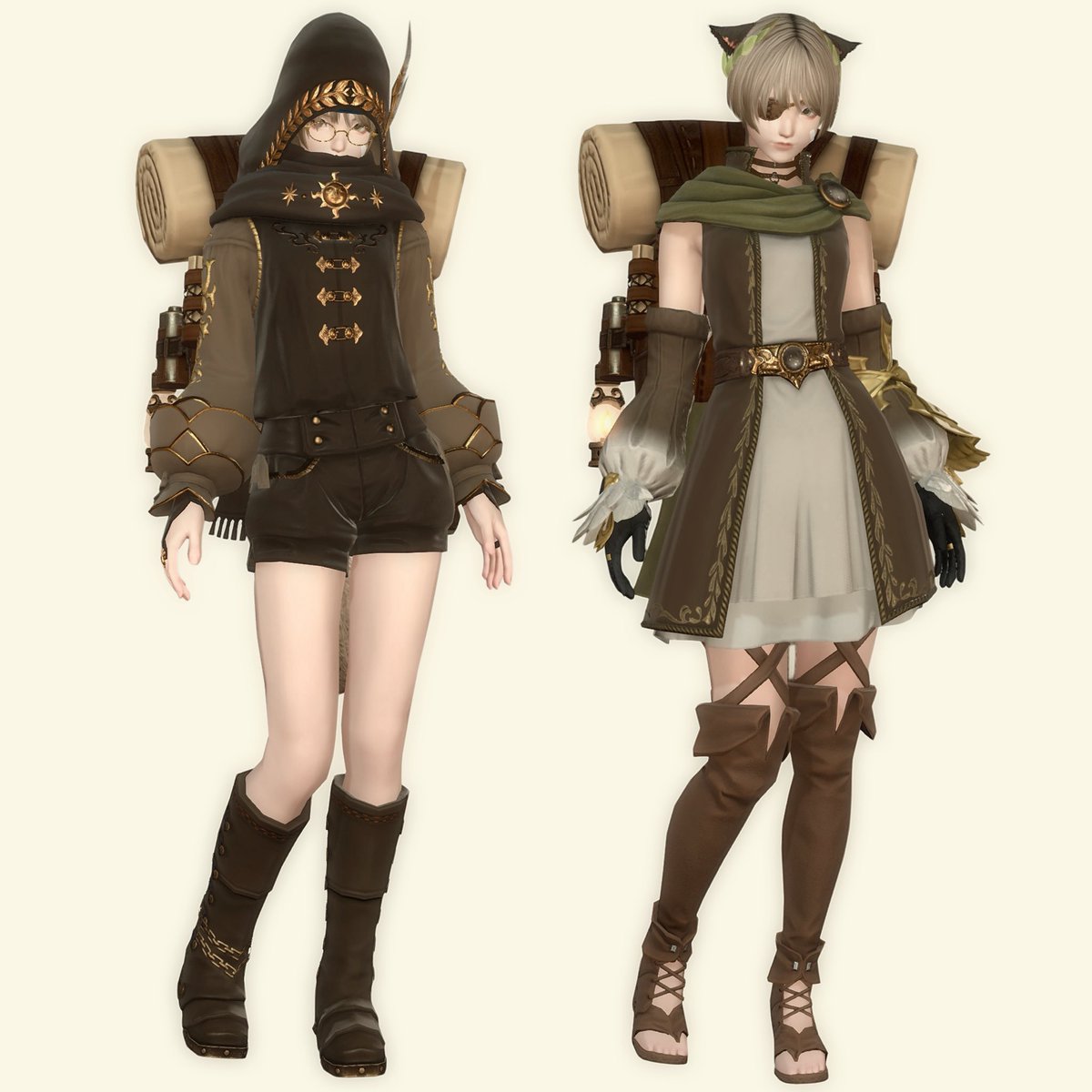leafkinn's tweet photo. some OC glam’s I played around with,, ! :3 https://t.co/RrPpKBg1p0