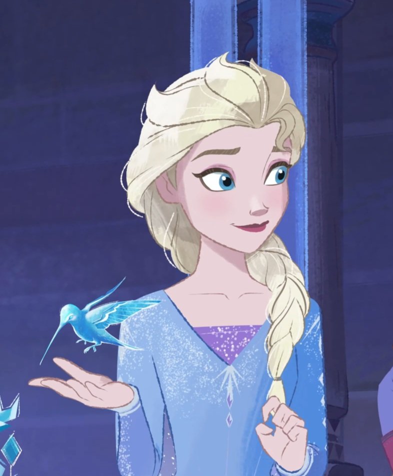 timelyelsa's tweet photo. I love her 2D version ‹'𝟹 #Elsa https://t.co/SVFecS2rdx