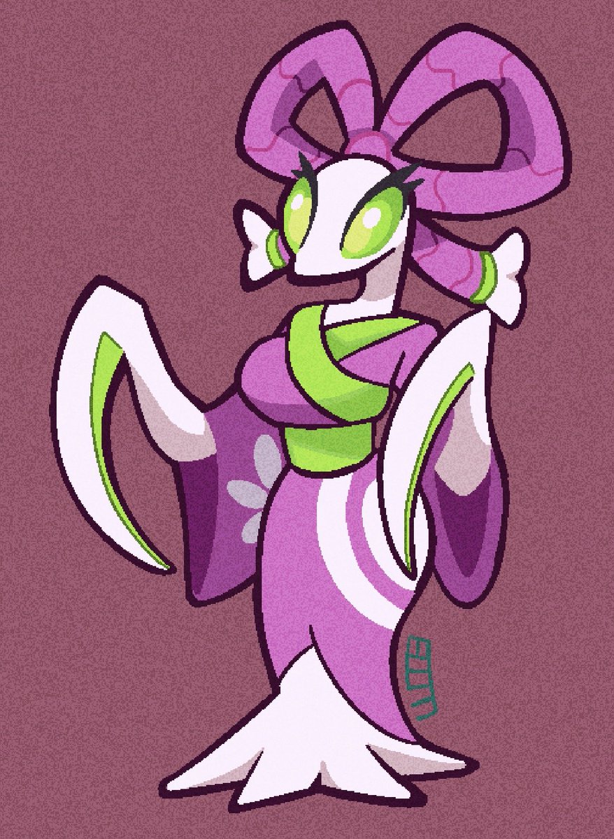 boomartist_'s tweet photo. Deltarune mantis is pretty :>> https://t.co/cHGe6Lusit