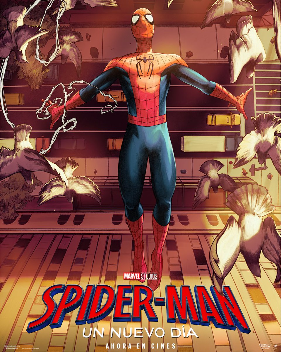 SonyPicturesMX's tweet photo. 🕷️ ❤️  Las mejores historias siempre merecen una segunda vuelta.
#SpiderManUnNuevoDía, AHORA exclusivamente en cines.
✍️ @NimitMalavia https://t.co/sBB3U5C3Cf