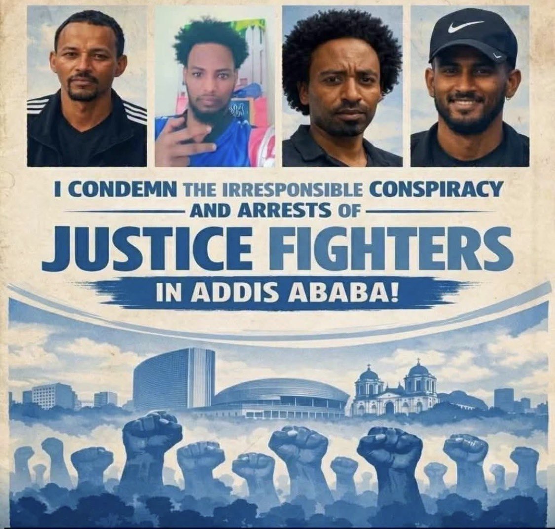zeka50214's tweet photo. Dear @AbiyAhmedAli,
How many more times will Brigade Nhamedu leaders be arrested before the Ethiopian government provides honest answers? The same individuals are repeatedly detained, only to be released shortly afterward without any clear explanation. This pattern raises serious concerns about the rule of law, due process, and respect for fundamental rights.
If there is credible evidence that they have committed a crime, present it before an independent court and allow justice to take its course. If there is no legal basis, then these repeated arrests must end immediately.
No citizen should live with the constant fear of being detained without transparency or accountability. Families deserve answers, and the public deserves to know why this continues to happen.
A government's strength is not measured by how many people it can arrest, but by how faithfully it upholds justice, protects civil liberties, and respects the rule of law.
The world is watching. History is watching. Ethiopia must choose transparency over uncertainty and justice over arbitrary actions.
#BlueRevolution #Justice #HumanRights #RuleOfLaw #Ethiopia