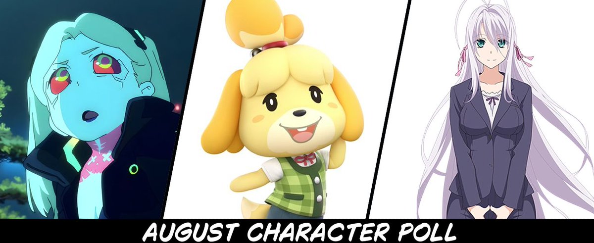 le_wizard0's tweet photo. August Character Poll is up for those interested!

https://t.co/dI0O0yYwD9 https://t.co/ou7jLX57Mn