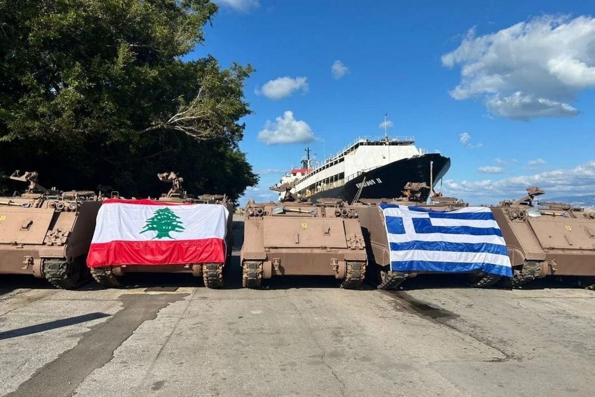 GreekReporterr's tweet photo. 🇬🇷 🇱🇧 Greece's Geostrategic Upgrade in Lebanon and the Containment of Turkish Expansionism

As a key stabilizer, Greece is upgrading its role in Lebanon.
It strengthens its influence in the Eastern Mediterranean.

This happens through high-level diplomacy, including PM Mitsotakis' visit.
Greece also provides free military aid: M-113 APCs, STEYR vehicles and UH-1H helicopters. It offers humanitarian support as well.

These steps aim to strengthen Lebanese institutions and protect Christian communities.

Central to this is countering Turkish revisionism: Ankara seeks regional hegemony via the "Blue Homeland" doctrine, exploiting Lebanon’s weaknesses to expand influence.

Greece offers a European alternative, limiting Turkey's ability to create a continuous arc of pressure that threatens Greek and Cypriot sovereign rights.

This aligns with the Greece-Cyprus-Israel axis, positioning Athens as a key stabilizer against Turkish destabilization.

- Christos Mazanitis in Enikos