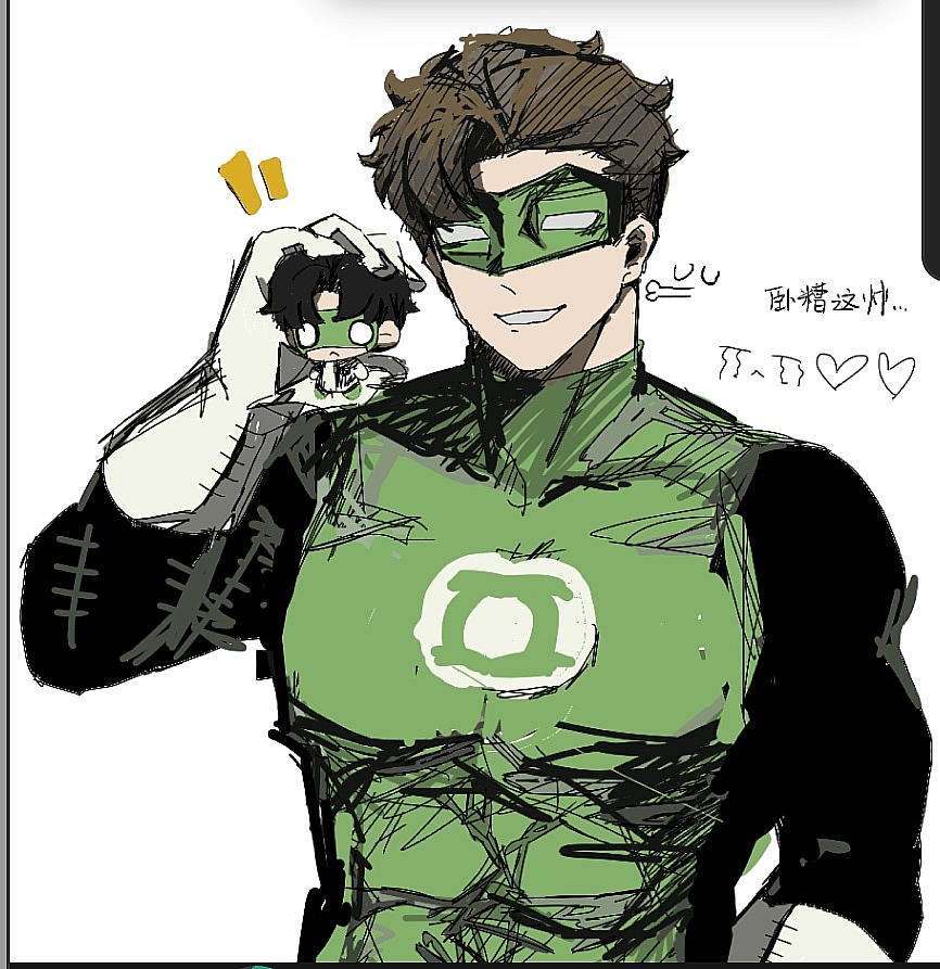 shengrou0811's tweet photo. 我画了哼哼哼
#dc
#haljordan
#kylerayner
#kylehal https://t.co/nlWXXf4AQE