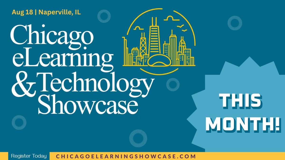 SparkLearnApp's tweet photo. 🗓️ #CETS2026 is this month and it’s not too late to register! Join us on August 18th for a full day of sessions on AI, instructional design, and performance support from Chad Udell and dozens of other L&amp;D leaders. https://t.co/MdSw33oYlE https://t.co/owm9nqEhZi