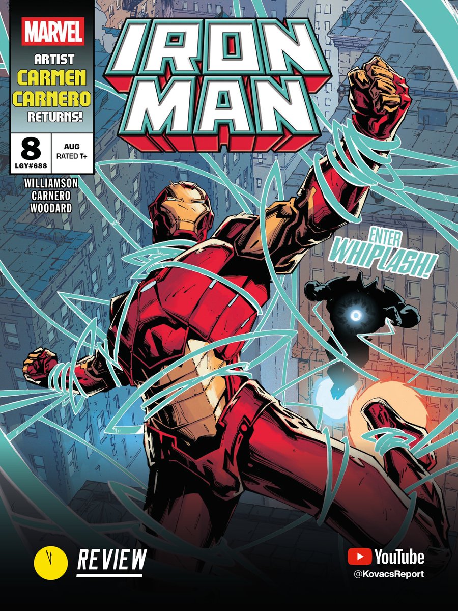 KovacsReport's tweet photo. Iron Man #8 Review - WHIPLASH Returns!
https://t.co/dqA1t9c4YJ
Follow/Support The Kovacs Report:
I | X | FB | Bluesky | Reddit | LOCG | Patreon: @kovacsreport
Joshua Williamson
Carmen Carnero
Marvel Comics X: @MarvelComicsHQ I: @marvelcomics
#ironamn #Whiplash #warmachine https://t.co/RdkmzM2DkJ