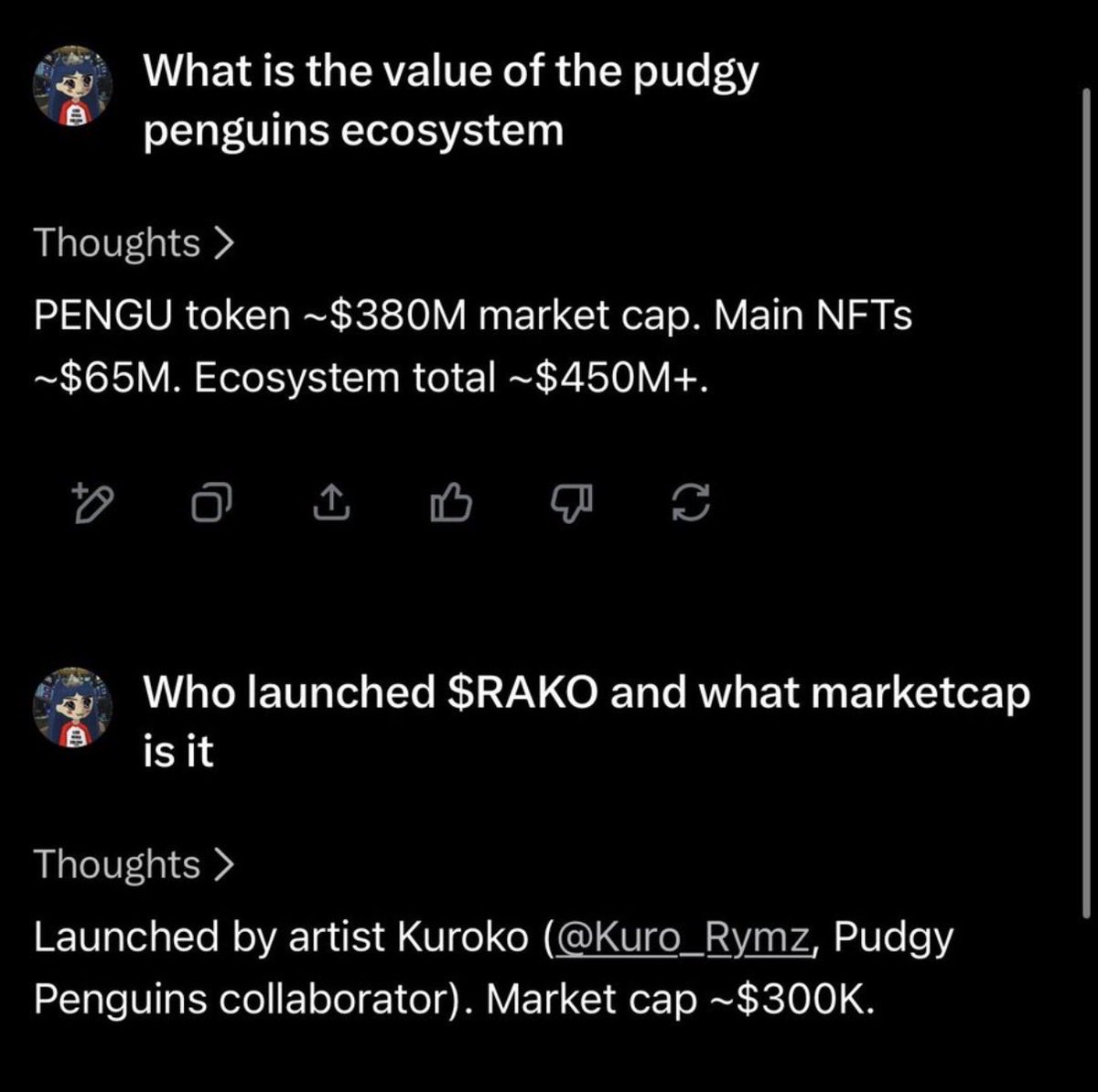 nexocookerx's tweet photo. Interesting conversation with grok 🦝 https://t.co/gn99kD9kzp