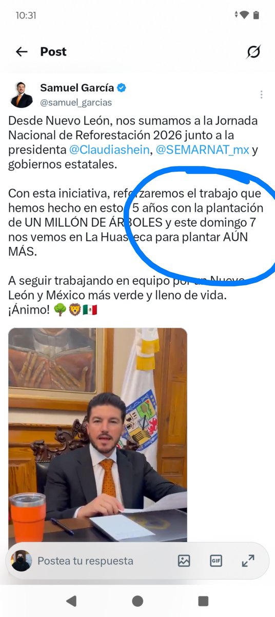 javier_090680's tweet photo. @samuel_garcias @Claudiashein @SEMARNAT_mx Cómo qué el domingo 7 ?

Puñetas!!! https://t.co/oMo1Sk0kLK