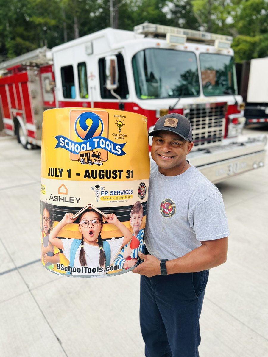 charlottefire's tweet photo. We see our community at its best every day.

Now we're asking for your help before the school bell rings.

Charlotte Fire firehouses are once again serving as collection points for @wsoctv 9 School Tools, making it easy to donate new school supplies while you're out running errands. Every donation stays local and is distributed by @classrmcentral Classroom Central to teachers who identify the students who need them most.

Whether it's a pack of pencils, notebooks, folders or crayons, every item helps a child start the school year with the same opportunity to succeed.

Stop by any Charlotte Fire firehouse through August 31 and help fill a classroom with possibility.
