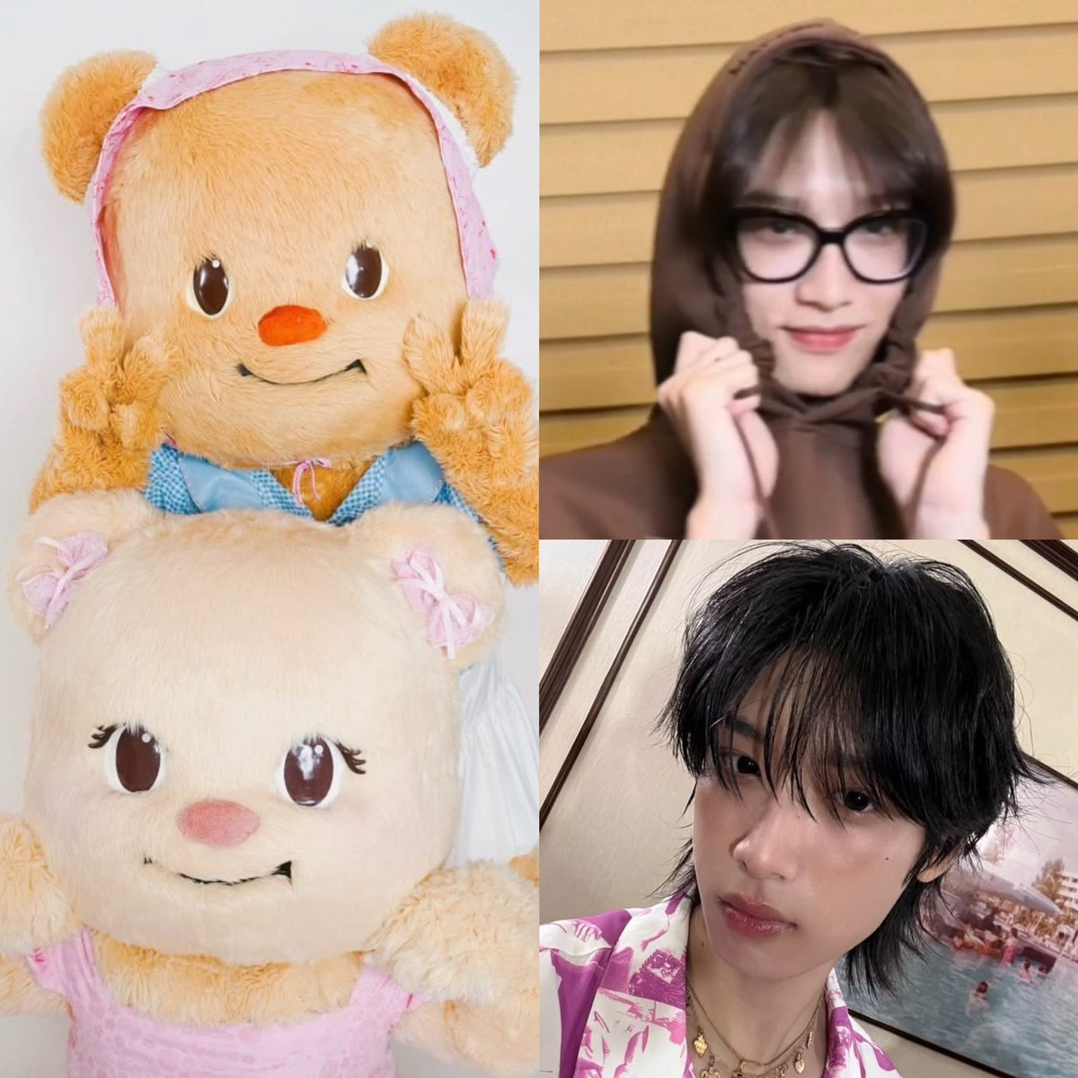 bluumerry's tweet photo. หน้าสดเปนน้องเนย แต่งหน้าแล้วเปนพี่เบียงก้า🐻🤏🏻 https://t.co/qGgLUCZeji