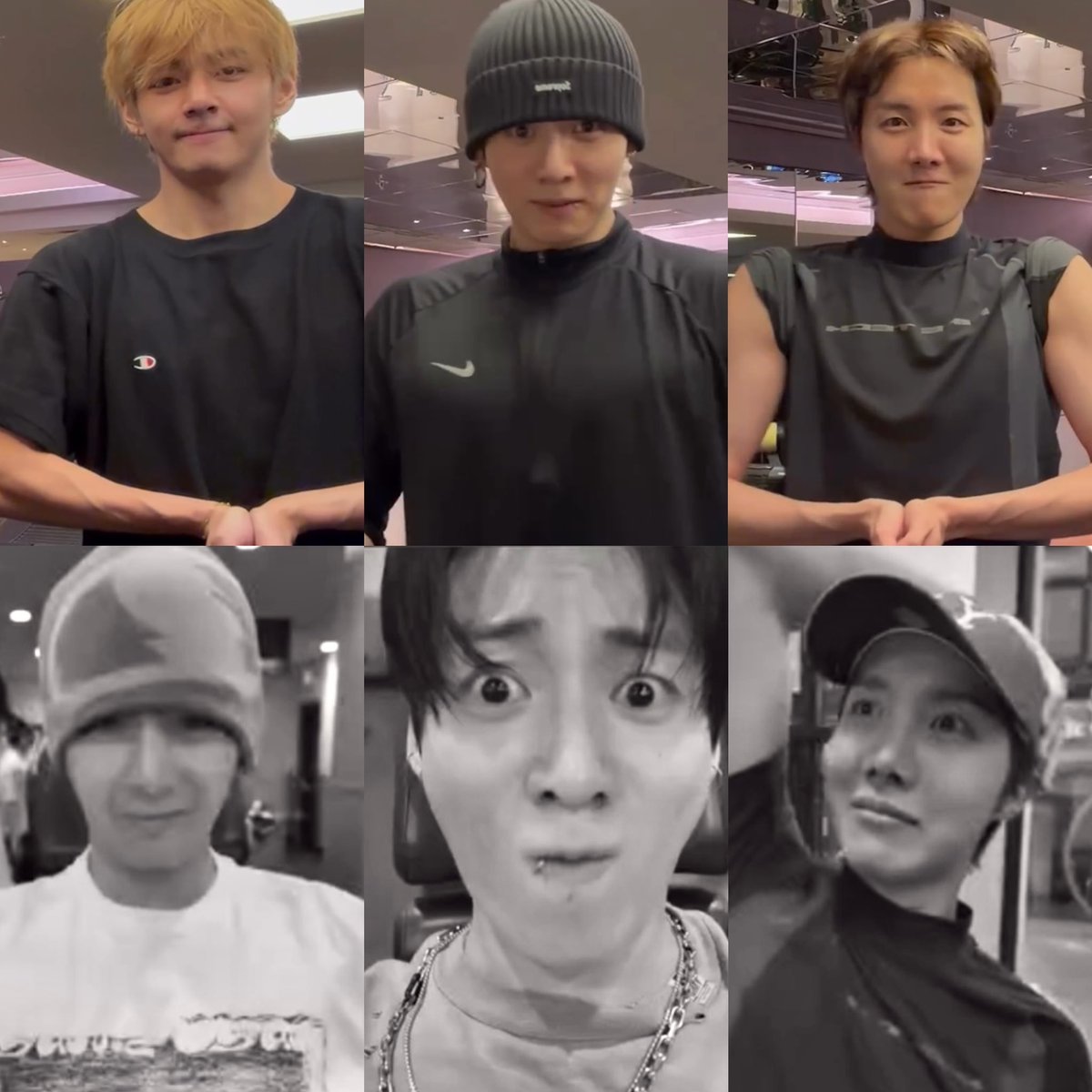 btsdaily77's tweet photo. VHOPEKOOK AT THE GYM BE LIKE: https://t.co/ShkQACew5Q