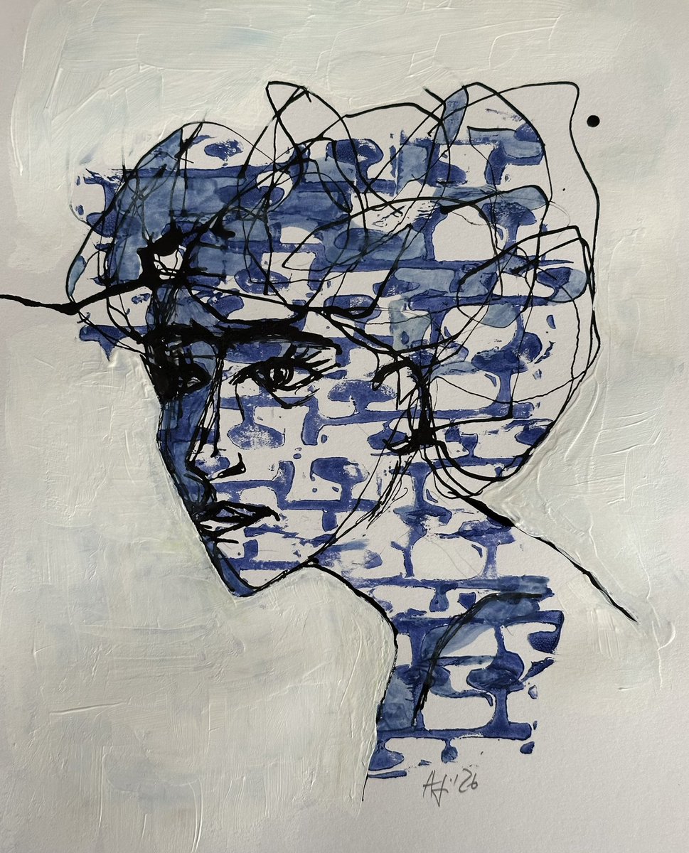 FischerA_FR's tweet photo. mural
#kleinekunstklasse #monotype #linoprint #ink #watercolors #printing #mural #wall #face #abstract #abstractart #blue #bleu https://t.co/nSak3xKhsc