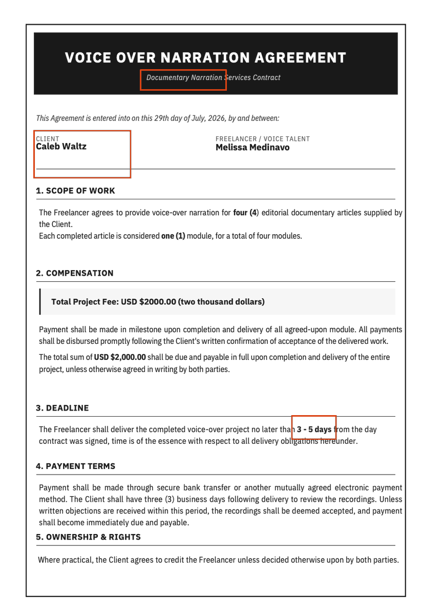melissamedinavo's tweet photo. 🚨SCAM ALERT🚨

If you haven't seen it yet, don't work for this "editorial" project. This is an AI voice cloning and/or phishing scam to take your personal info. I thought it might be helpful if I broke it down for any that might not immediately see why this is sus. https://t.co/rN9glyrg01