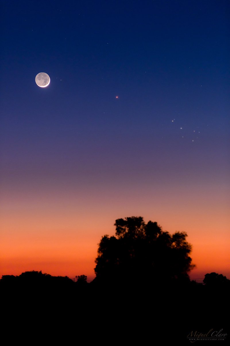 astro4pics's tweet photo. The Moon, Mercury and Pleiades 🥹 https://t.co/XmWm8HvMvB