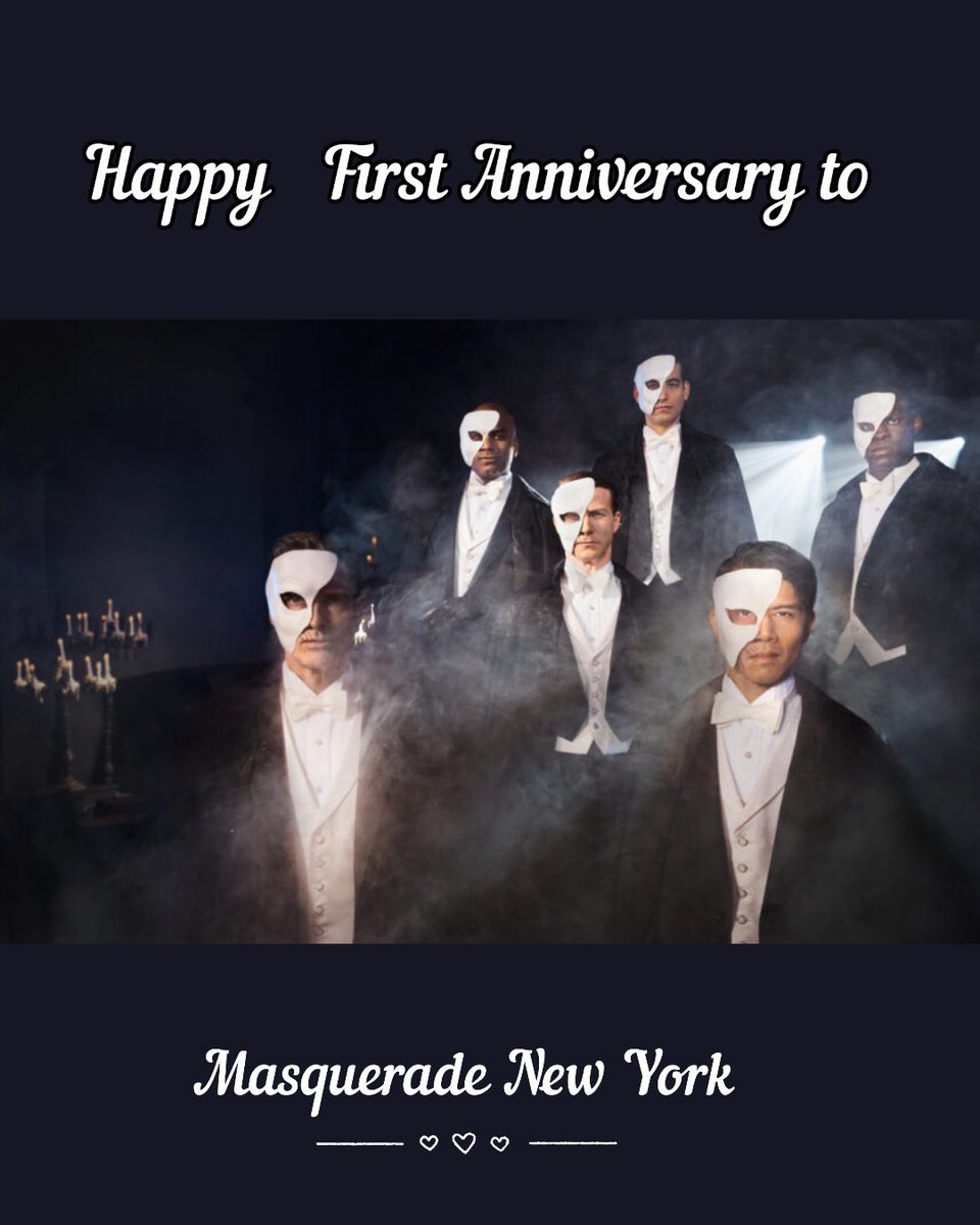 MirrorMelody's tweet photo. It's been a year since Masquerade New York opened!!
#thephantomoftheopera #phantomoftheopera https://t.co/64qEG4XuKj