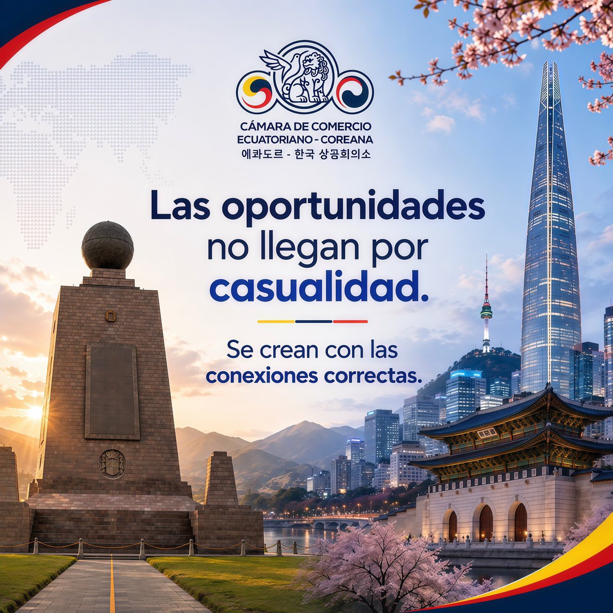 CCEcuCorea's tweet photo. Las oportunidades no llegan por casualidad. Se crean con las conexiones correctas. 🌎🤝🇪🇨🇰🇷
En la Cámara de Comercio Ecuatoriano-Coreana impulsamos alianzas, innovación y oportunidades de negocio entre Ecuador y Corea.
¡Conecta con nosotros!
#EcuadorCorea #Networking #Innovación https://t.co/vqNy8CiYmY
