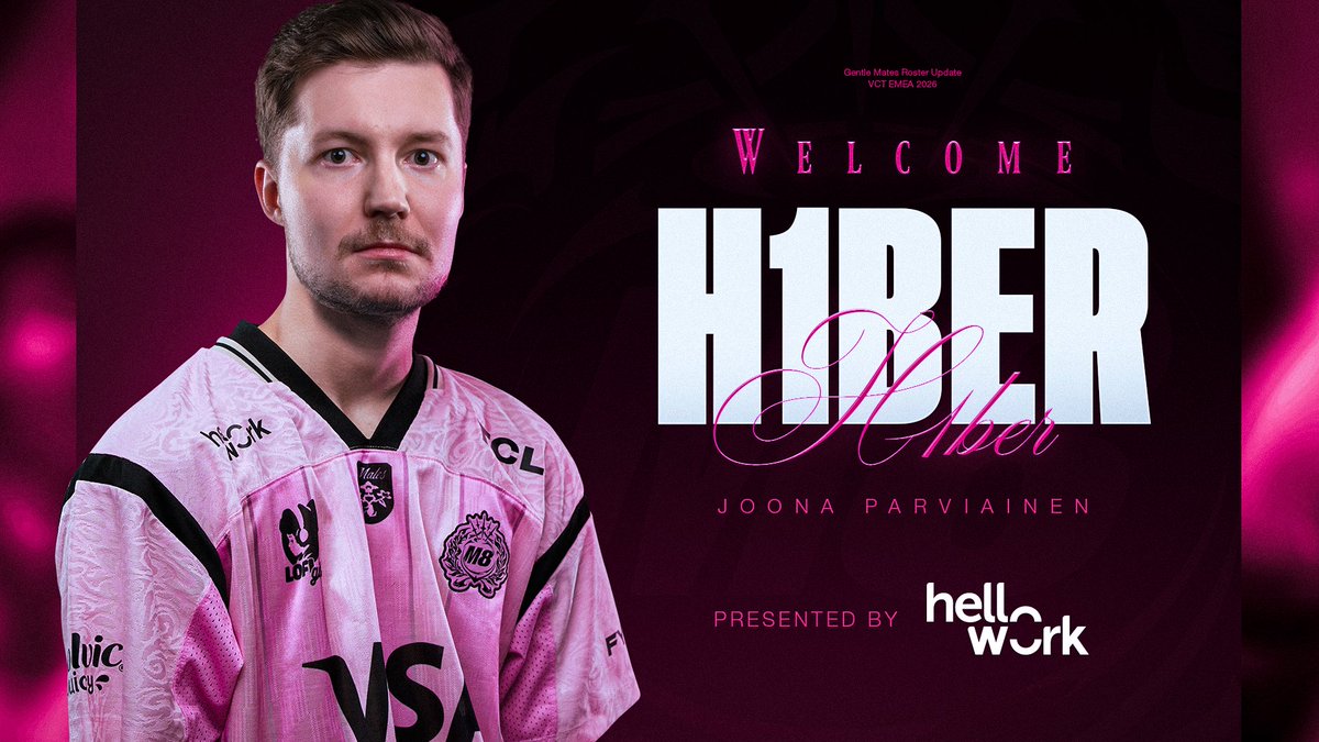 gentlemates's tweet photo. Bienvenue à @H1berr !

Il nous rejoindra en VCT pour la suite de la saison https://t.co/sWL5DbW3aS