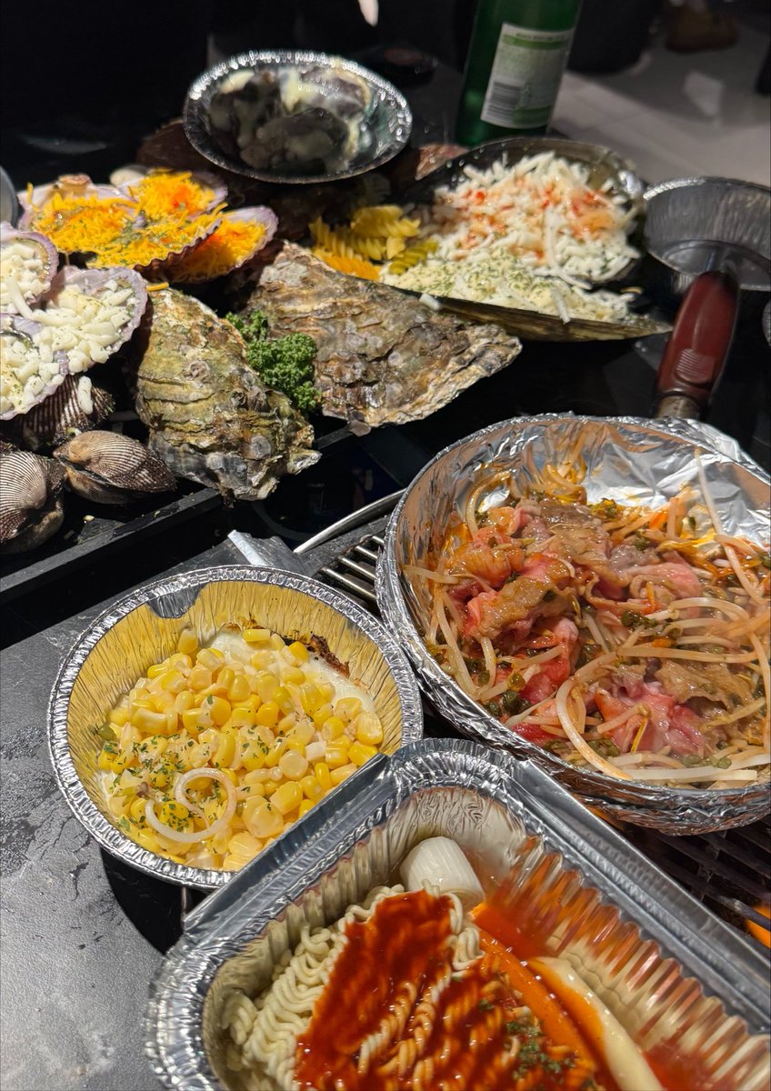 fooding_table's tweet photo. 조개구이 https://t.co/9u74kFxsAz