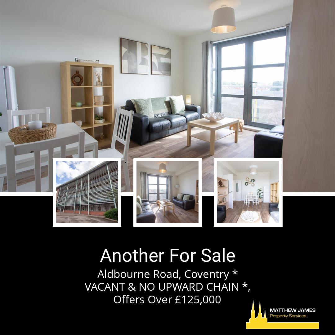 matthewjamesps's tweet photo. ⭐️ New Property For Sale 
📍 Aldbourne Road, Coventry * VACANT &amp; NO UPWARD CHAIN *
🏠 2 Bedroom, Apartment. Guide price Offers Over £125,000  
For more information please visit our website or contact us via:
 📞 | 02477 170170
 🌎 |... https://t.co/DkZTyvECCA