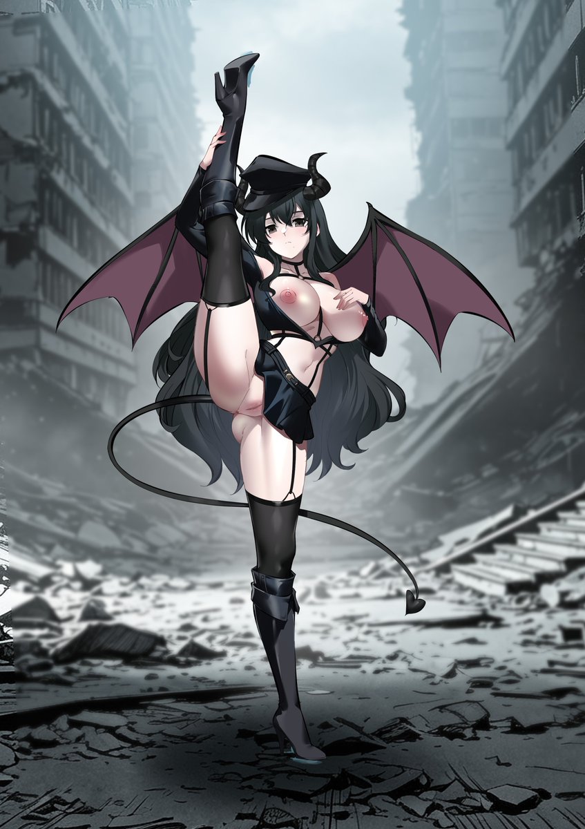 yes_statue's tweet photo. commission: 雪不帰(恶魔ver)
画师：迷之风九https://t.co/FezXC0KhqT
想了想约了不太常能见到的角色
#石化 #ASFR #固め https://t.co/PJ0m3Clpaq
