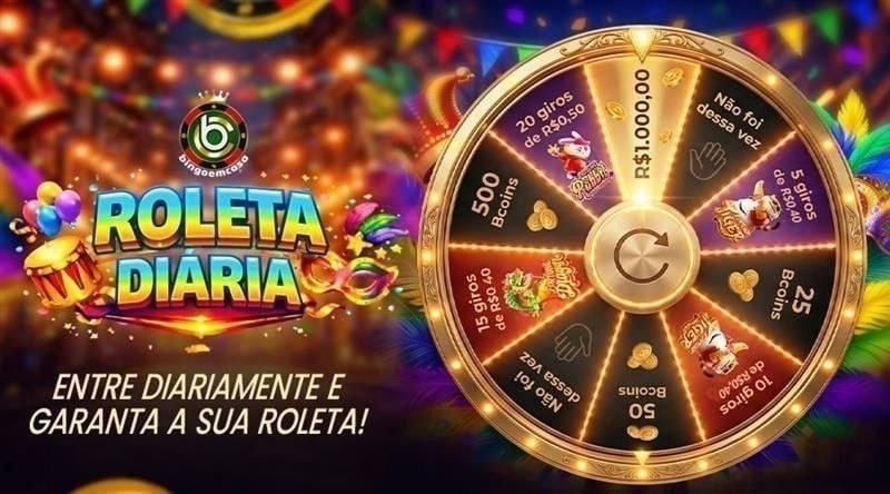 PixBet2022's tweet photo. 🌟 GIRE A ROLETA DIÁRIA GRÁTIS DA BINGO EM CASA!

🔗 ACESSE O SITE AQUI: https://t.co/4ZaucYKOqD

➡️ CLICA EM “PERFIL” > GAMIFICAÇÃO > GIRE A ROLETA!

🎁 PRÊMIOS COMO RODADAS GRATIS, SALDO REAL, BCOINS OU NADA!

AVISO:🔞 Aposta não é investimento. Jogue com responsabilidade (+18) https://t.co/g85bdgHqUo