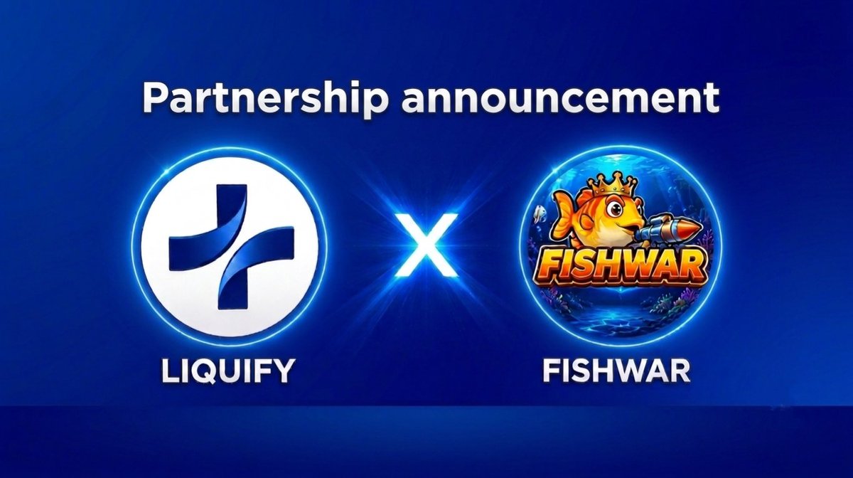 LiquifyDao's tweet photo. 🤝 LIQUIFY × @FishWarOfficial

We're excited to announce our partnership with @FishWarOfficial, the future of AI-powered GameFi on the SEI Network!

FishWar is building an immersive AI-driven gaming ecosystem with over 2 million players, 20,000+ daily active users and $650K+ in revenue, while partnering with leading Web3 names including Binance Wallet, Bitget, https://t.co/gS9LKhhCdp, BingX Vietnam and SafePal.

Together, LIQUIFY and FishWar will drive innovation, expand the Web3 ecosystem and create new opportunities for our communities. 🚀

#LIQUIFY #FishWar #GameFi #AI #Web3 #Crypto #Blockchain #Partnership #DeFi