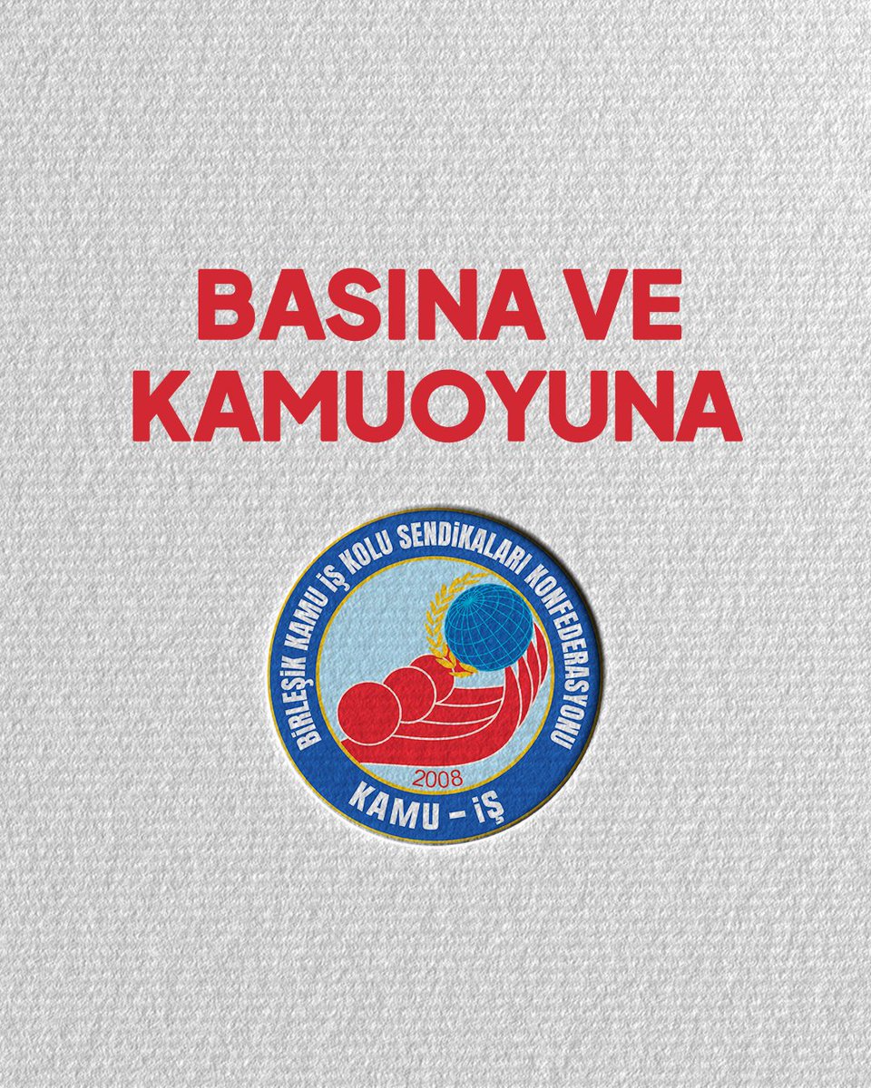 kamuiskonf's tweet photo. Basına ve kamuoyuna
 https://t.co/wrITLTWV0q https://t.co/AmMUQbbpgS