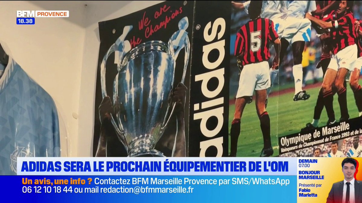 Adidas de retour sur les maillots de l’OM !
La marque aux trois bandes...