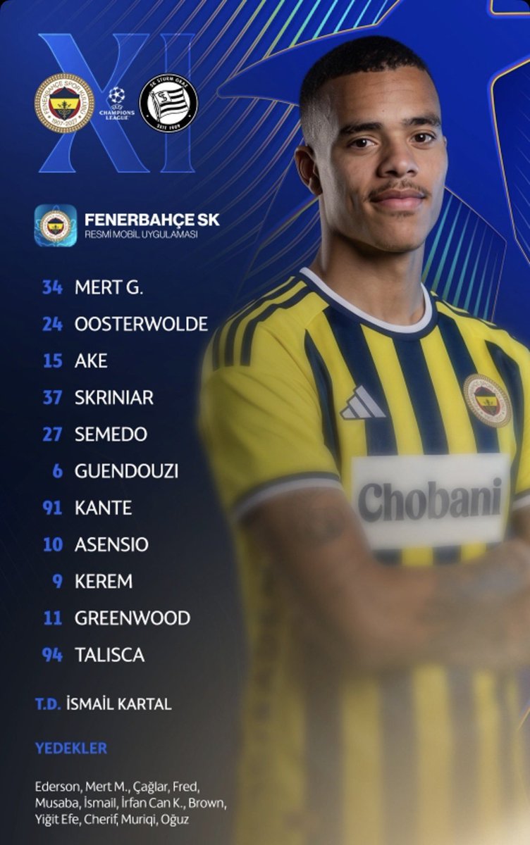 TekYolFener's tweet photo. #SONDAKİKA | Fenerbahçemizin ilk 11'i! https://t.co/iNDdSHCvh1