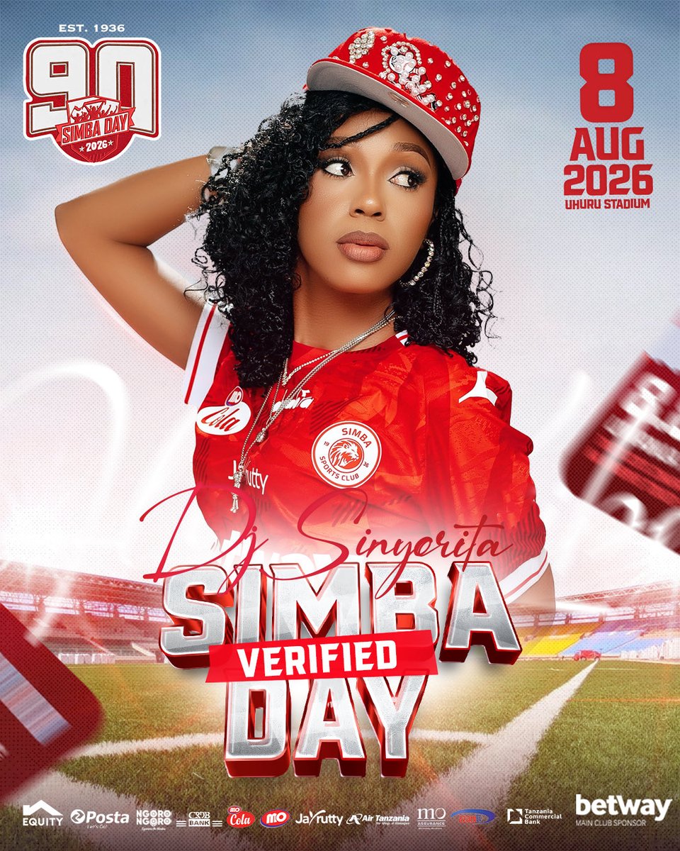 SimbaSCTanzania's tweet photo. Hii hapa orodha ya DJ'S wakali na mabingwa wa matukio makubwa ya kiburudani Dj Sinyorita , Dj White , Dj Rock4mula na Dj Bike wote watakuwepo kwenye SIMBA DAY βΌοΈ
#SimbaWeek2026 #NguvuMoja https://t.co/JKiCsnpWKv