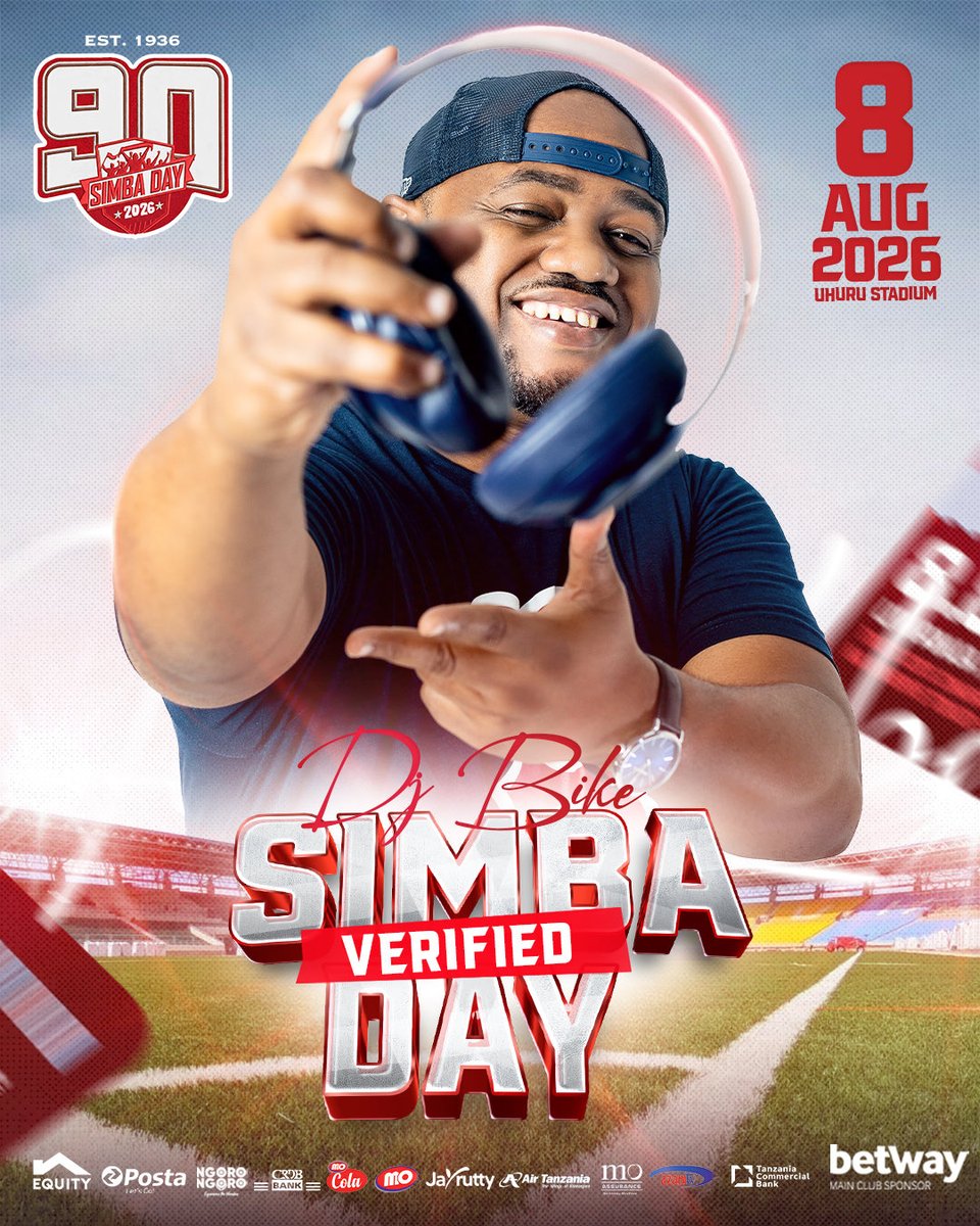 SimbaSCTanzania's tweet photo. Hii hapa orodha ya DJ'S wakali na mabingwa wa matukio makubwa ya kiburudani Dj Sinyorita , Dj White , Dj Rock4mula na Dj Bike wote watakuwepo kwenye SIMBA DAY βΌοΈ
#SimbaWeek2026 #NguvuMoja https://t.co/JKiCsnpWKv