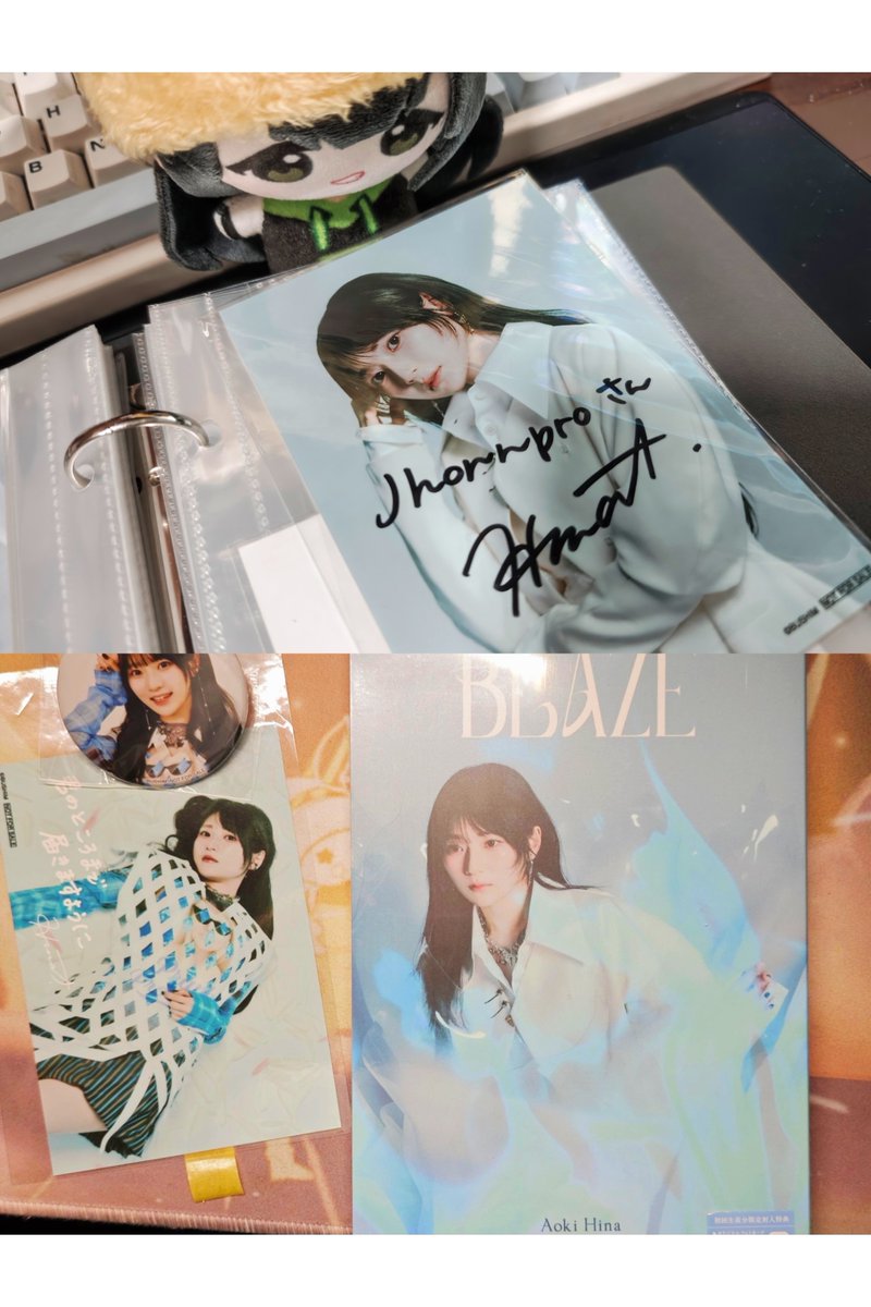 Jhon_trick's tweet photo. やっと届いた～🐥
#青木陽菜_BLAZE https://t.co/wdE992ujpq