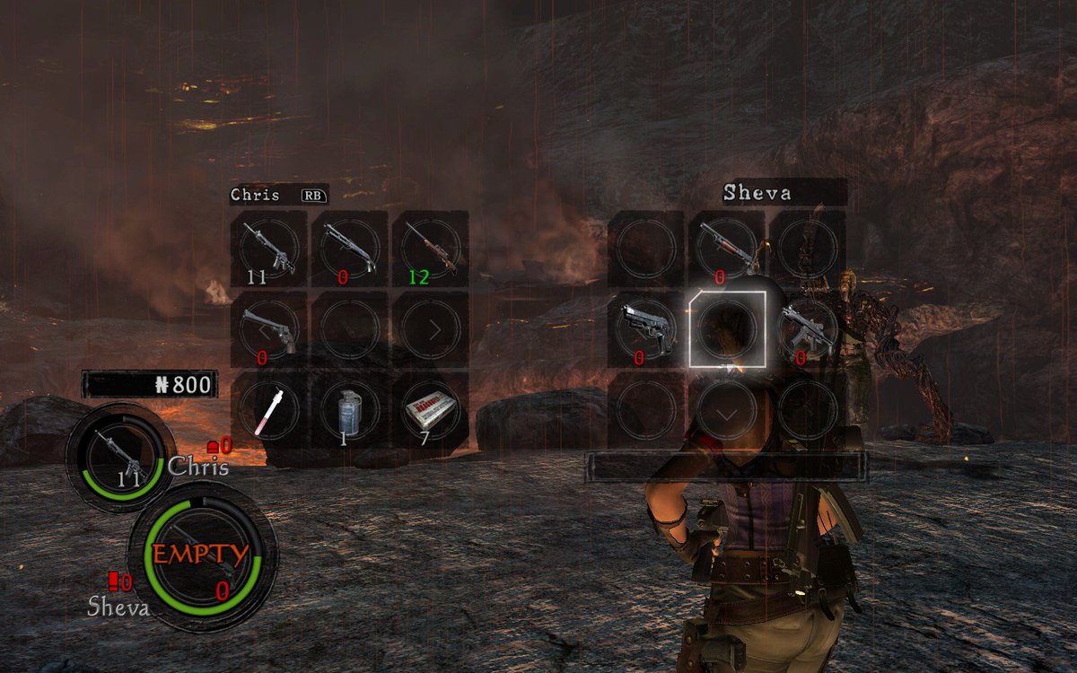 Bellone_25's tweet photo. 这对吗这不对吧？？
#ResidentEvil5 https://t.co/Auo59PhCmR
