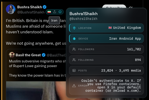 pops_the_weasel's tweet photo. @Bushra1Shaikh Couldn't even assimilate enough to use a British device. https://t.co/kwgfgCAxu8