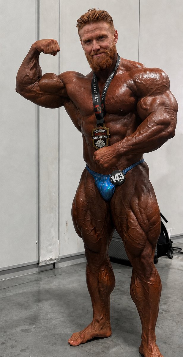 liveformuscle's tweet photo. Me, if I was the competitive bodybuilder I always wanted to be. I approve of the physique, trunks and oak-wood protan 💪 https://t.co/wa1l4gZQQJ