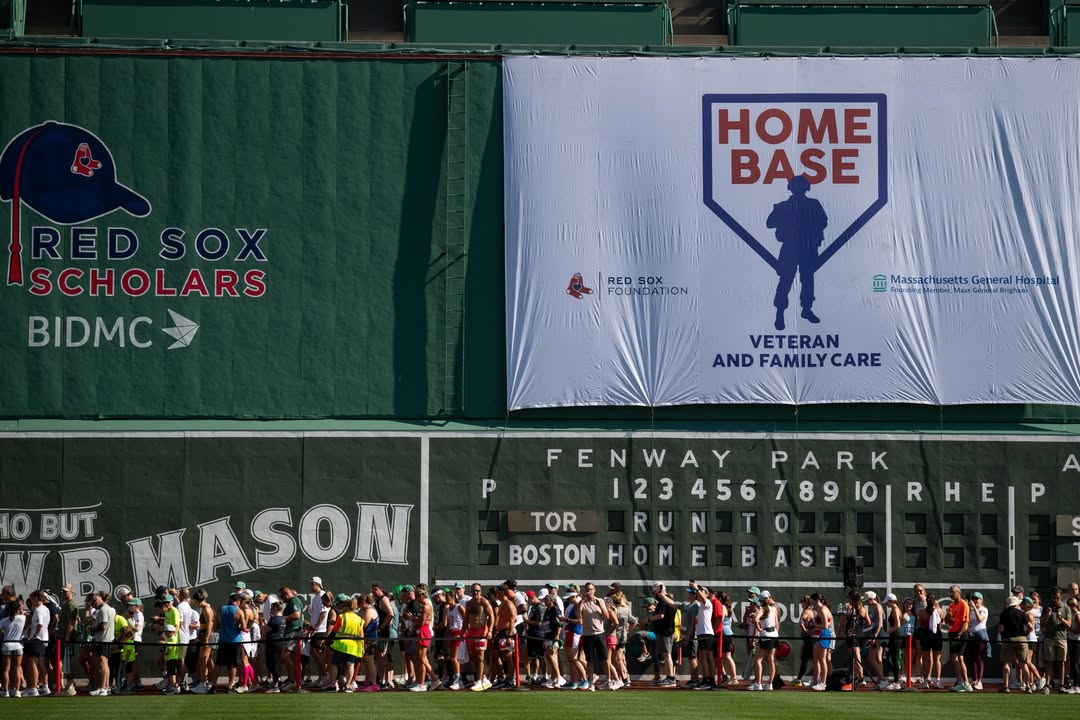 homebaseprogram's tweet photo. On July 25th, nearly 3,400 runners &amp; walkers participated in #RTHB2026 at Fenway Park &amp; virtually around the country, helping to raise over $4 million in support of our program.

Both numbers are record highs. ❤️

See our sights &amp; sounds recap at https://t.co/RiD45gkv09. https://t.co/XydjTRmwzr