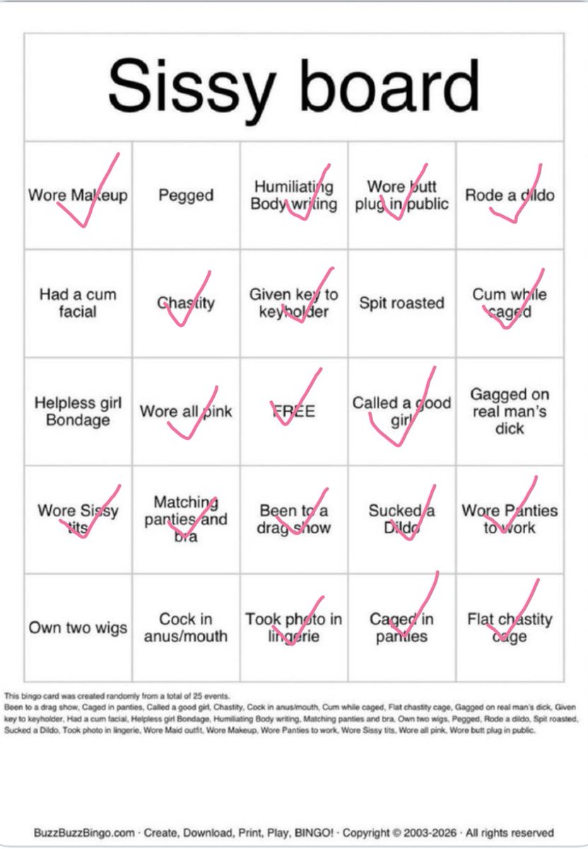 SissyGurlRachel's tweet photo. @dominantqqq I’m doing pretty good but might need help with a few of these. Hmu if you want to help 😘 https://t.co/b4p2TiEE2m