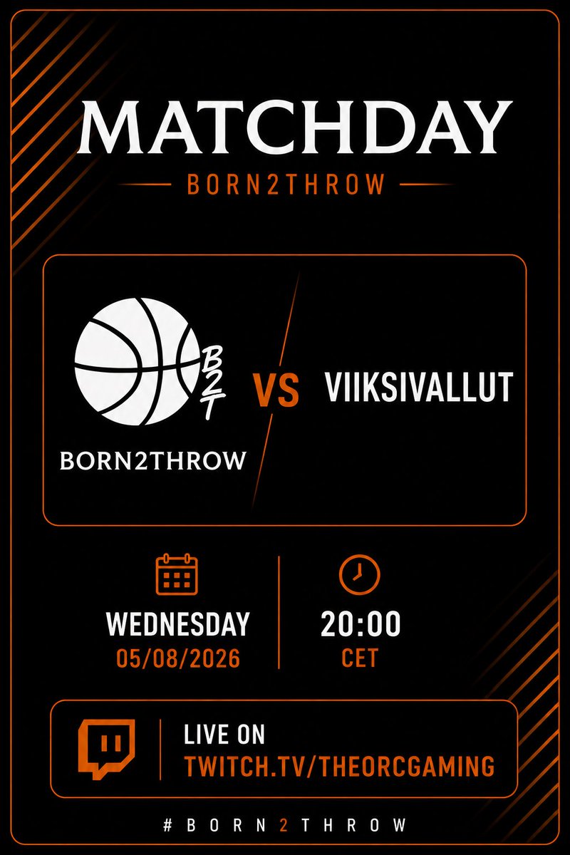 B2TGaming's tweet photo. ANOTHER DAY, ANOTHER GAME! SEE YOU GUYS IN CHAT.
cast by @theorcgaming
@RagthaCSGO
@jm231523
@justjapie
@MASTOHCS
#StrongArm https://t.co/35YIfOj9OK