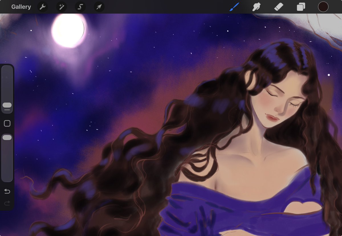 Godot_art's tweet photo. “Keep him safe. He was born of love, and my love goes with him, my heart, my life” 

Lyanna WIP

#asoiaf https://t.co/r3CmHpHUgo