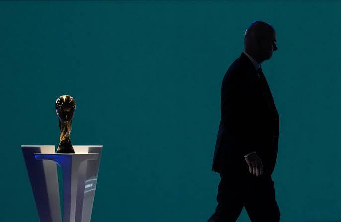 MundoEConflicto's tweet photo. 🚨 #ALERTA | Gianni Infantino ofreció a Marruecos la sede de la final del Mundial 2030 a cambio de su respaldo para continuar al frente de la FIFA, según reveló el diario francés L'Équipe. https://t.co/1JALbSi8ZQ