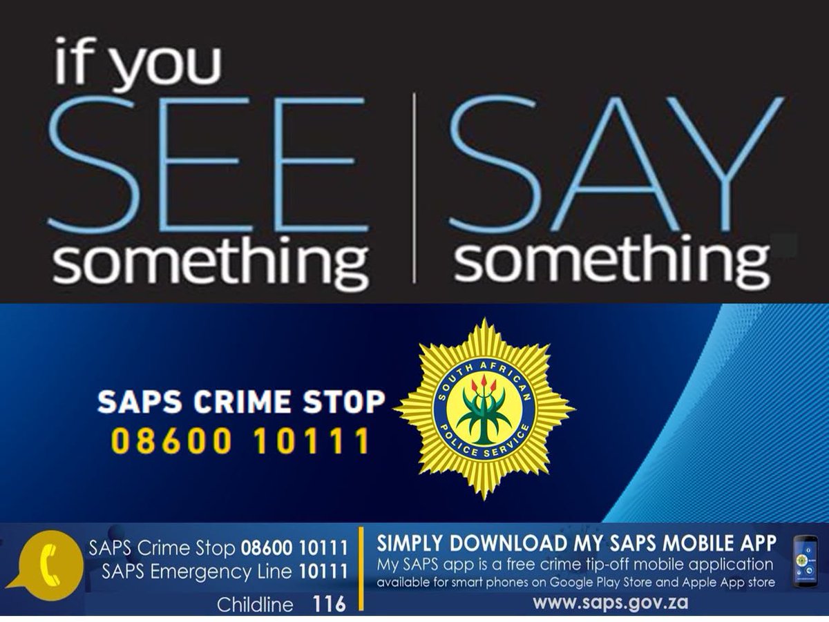 SAPoliceService's tweet photo. #sapsFS [MANHUNT LAUNCHED FOLLOWING HOUSE ROBBERY AND KIDNAPPING OF ELDERLY COUPLE IN KOPANONG]

​Police have launched a manhunt for three unknown armed suspects following a traumatic house robbery and kidnapping incident involving an elderly couple.

​It is alleged that on 2 August 2026, a 73-year-old man and his 67-year-old wife were asleep at their home in Bophelong location when they were surprised by three armed males who gained entry by breaking a sliding door. The suspects demanded cash while assaulting both victims.

​The suspects loaded household appliances into the victims’ vehicle and forced the victims into their own Suzuki vehicle and drove with them around Bloemfontein before taking them to Botshabelo. There, the victims were locked inside an unknown shack while the suspects performed fraudulent transactions and digitally transferred undisclosed sum of money from the victims' bank accounts using their cellphones.

​On 04 August 2026, the suspects drove the victims back to their residence in Bophelong, left them inside the vehicle, and fled the scene on foot.
​
Police appeal to anyone with information that can assist in identifying or locating the suspects to urgently contact Detective Lieutenant Colonel Sias Smit of Kopanong Detectives on 063 692 1196. #CrimeStop #MySAPSApp ML
https://t.co/xIHycwjdSx