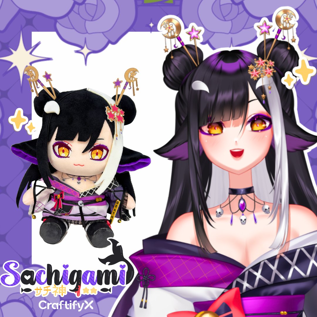 Sachigami_'s tweet photo. ¡MI PROPIO PELUCHE OFICIAL-! 📢✨
Waaa esto es un sueño hecho realidad! Muchas gracias a @craftityx por hacerlo posible 🥹💜

Necesitamos llegar a 50 peluches para que se manden a producir y así tu orquita vtuber de confianza  este en tu hogar-! (๑>ᴗ<๑)💜 
Ayúdame a llegar a la meta!💕 Habrá regalitos para los compradores, un giveaway y más recompensas especiales-!👀

🗓️ FECHA LÍMITE de la PREVENTA: Sabado 22 de agosto 10:00 PM 🇲🇽

🐳: Iré actualizando el % de la meta en las respuestas de este tweet, así que no te lo pierdas wiiwiwiiii

⭐️¡Consigue tu SachiPeluche aquí-! 👇
https://t.co/JF8aOfUrdR