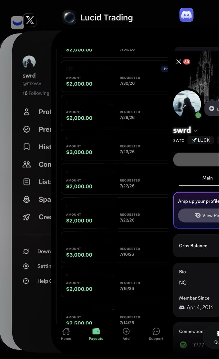 mxvsv's tweet photo. $24,000 in futures payouts. 
$9,000 from options.
  
$33,000 USD in July. https://t.co/1gC0FNgQxj