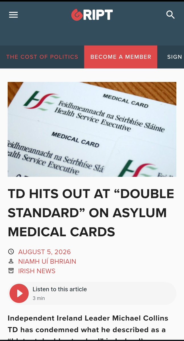 PeterPaulGuy's tweet photo. 🇮🇪 🚨

Irish cancer patients are being forced to fight for medical cards, while illegal migrants claiming asylum &amp; Ukrainians face no such issues. 

40,000 hours of GP services at a cost of over €6 million have been used by asylum seekers &amp; Ukrainians in two years.

⬇️💰 https://t.co/MKJjWubIQp
