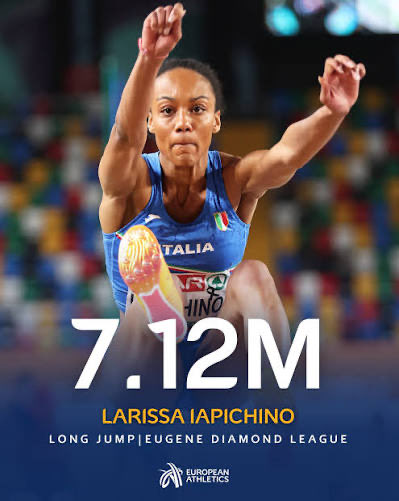 ORugbets's tweet photo. Longueur F #Birmingham2026 

1-Iapichino (🇮🇹 - 7.12) 
2-Mihambo (🇩🇪 - 7.05) 
3-De Sousa (🇵🇹 - 6.97) 

Quasi du 50/50 entre les 2 reines (derriere les US) de la discipline. Avantage De Sousa pour le bronze vs Hilary imo https://t.co/NOScPy4x6n