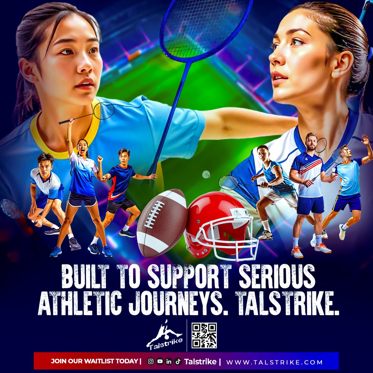 talstrike's tweet photo. Talstrike is a purpose-built platform empowering athletes to gain meaningful visibility, connect with the right opportunities, and advance their careers with confidence. Join the movement  and make every moment count. #athleterising #sportstech #sportsdiscover #altın #mls https://t.co/EovqfBgTDK