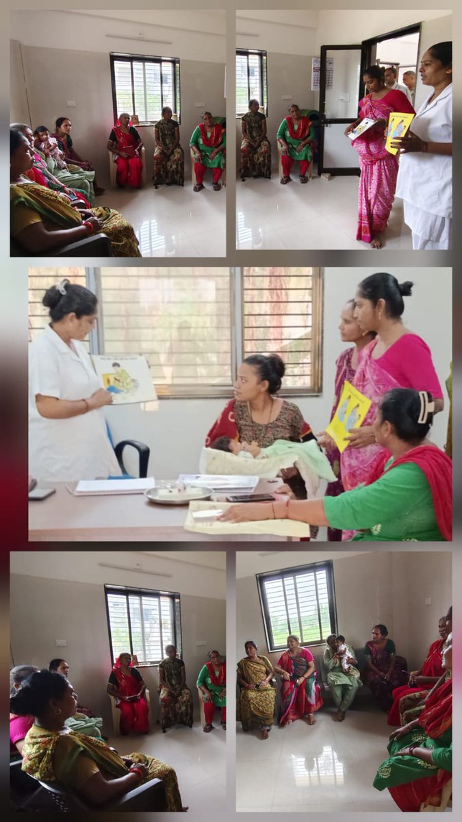 AslaliPhc's tweet photo. વિશ્વ સ્તનપાન દિવસ ની ઉજવણી
 સગર્ભા માતાઓ, ધાત્રી માતાઓ ને સ્તનપાન ના ફાયદાઓ વિશે અને બાળક ને સ્તનપાન વખતે લેવાની અને વળગાવાની રીત ચાર્ટ દ્વારા સમજ આપી
આમ- ઓડ,પાલડી- કાકજ
પ્રા.આ.કે અસલાલી https://t.co/r4s19bo365