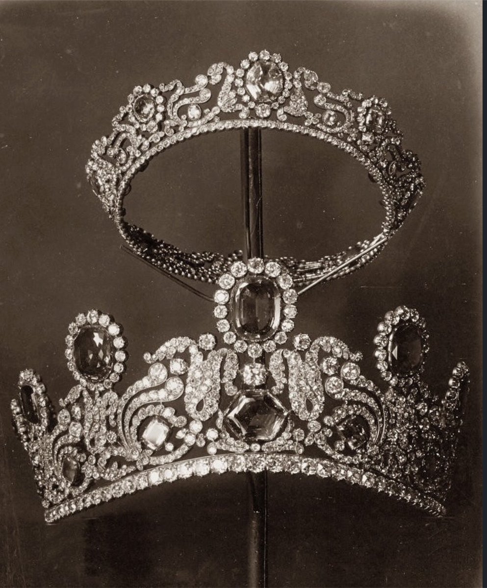 EvaLovesDesign's tweet photo. Jewels Lost Forever

In May 1887, the French Crown Jewels went to the auction block. The government feared their royal power, so they sold them off to erase the monarchy's ghost.

Michel Berthaud’s haunting photographs are the final glimpse of this lost empire. 

Dismantled and scattered across the world forever.